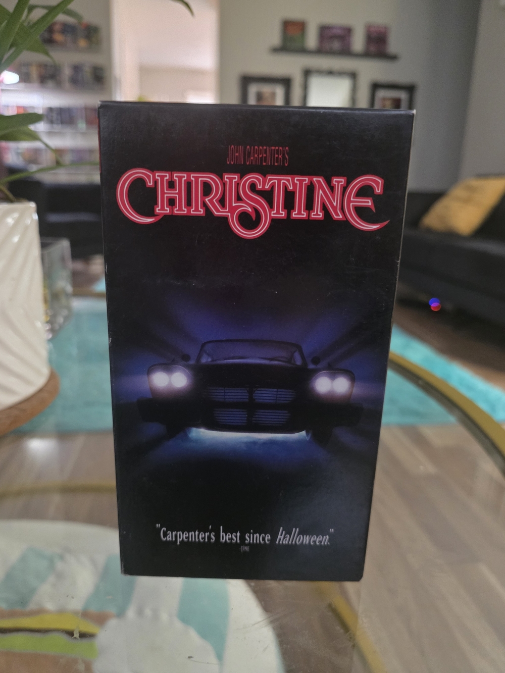 Christine VHS Box with Red Logo